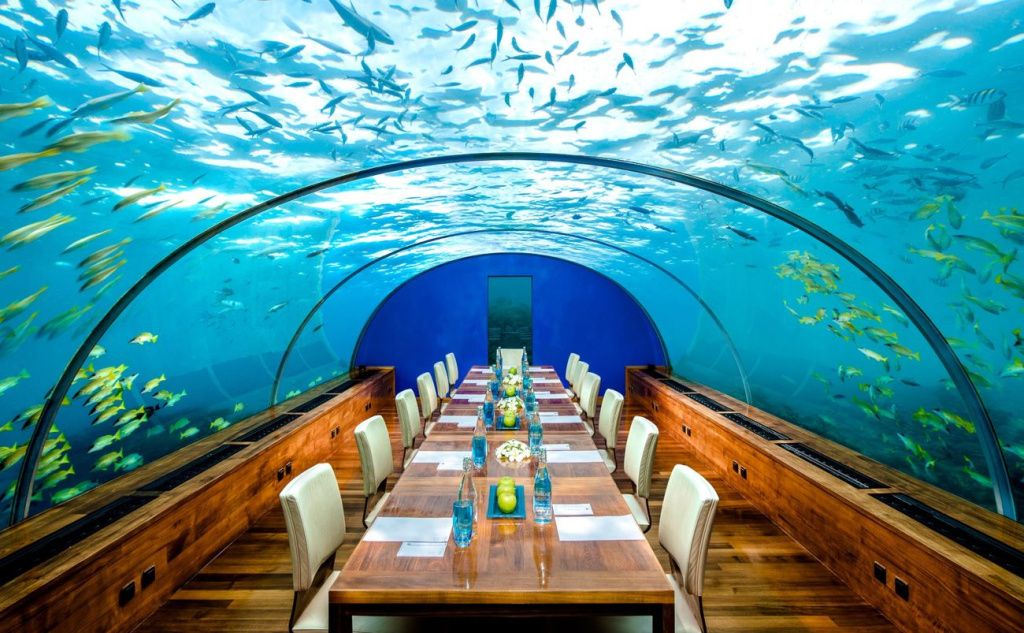 Ithaa Подводный ресторан