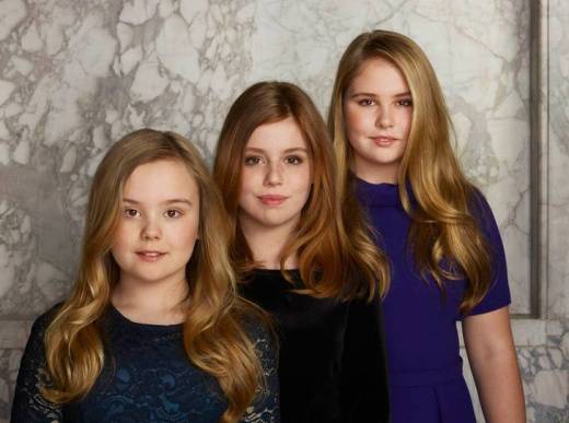 Амалия, Алексия и Арианна - дочери короля Нидерландов