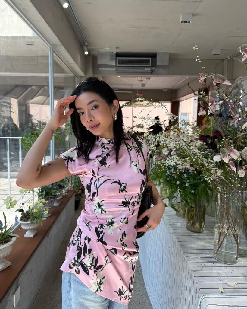 Стилизация платья ципао