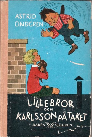 Обложка первого издания повести Малыш и Карлсон, который живёт на крыше