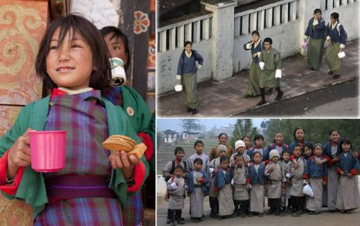 Школьная форма в Бутане
