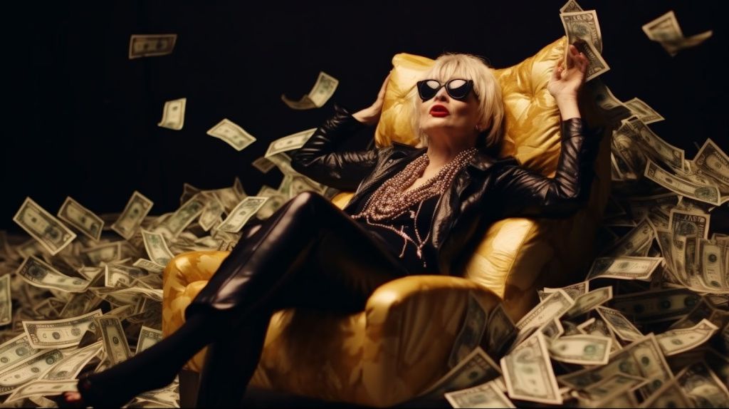 Богатая женщина