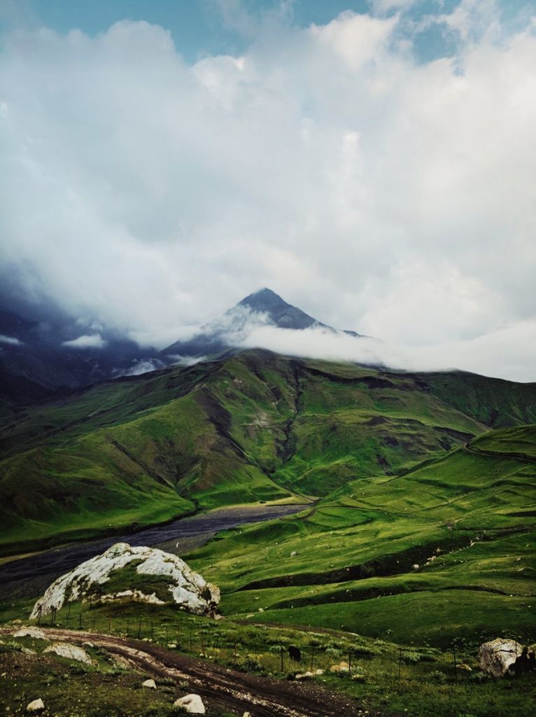 Туманные горы в Дагестане