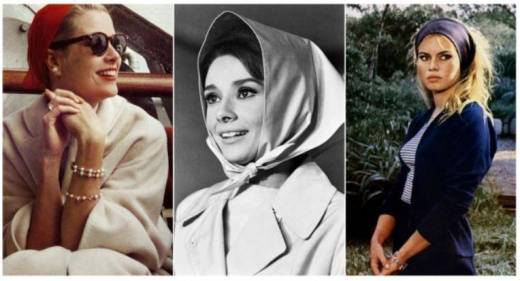 Как носили шёлковый платок звёзды старого Голливуда