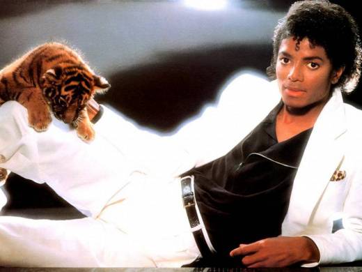 Майкл Джексон с фотосессии для альбома Thriller