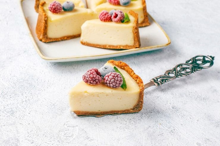 Чизкейк со свежими ягодами