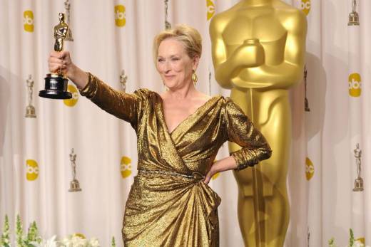 Мерил Стрип на вручении Оскара