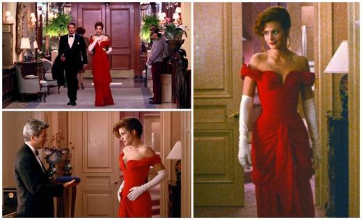 Джулия Робертс в красном платье
