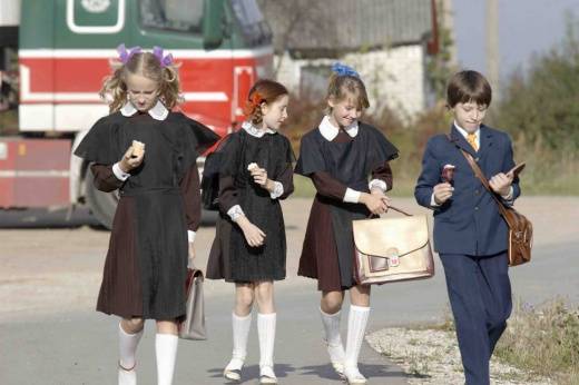 Советские школьники в форме