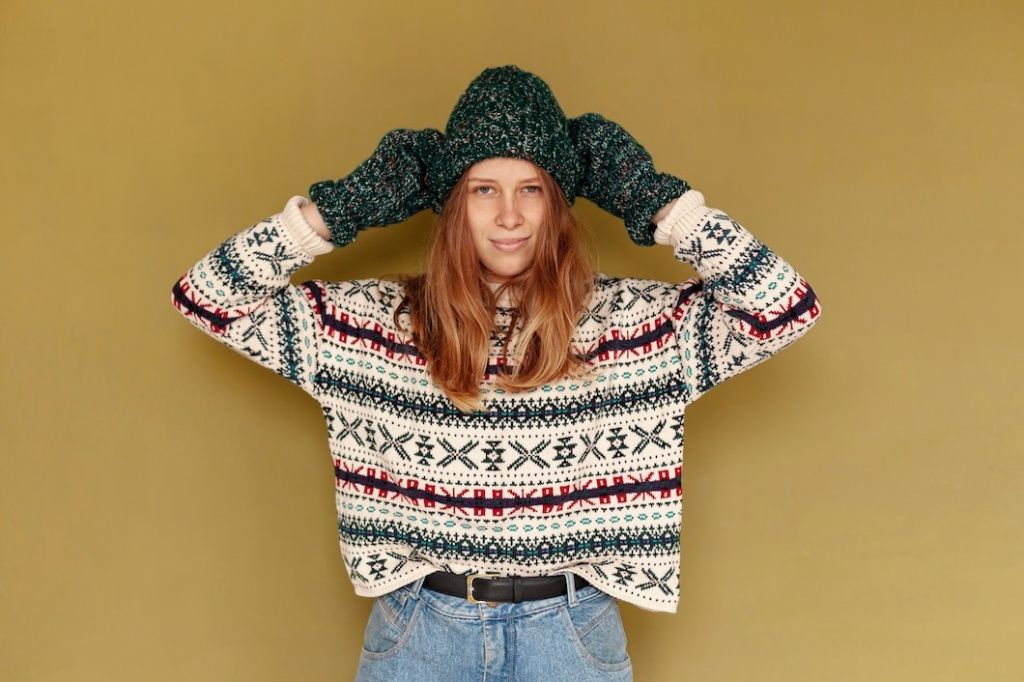 Свитер в скандинавском стиле